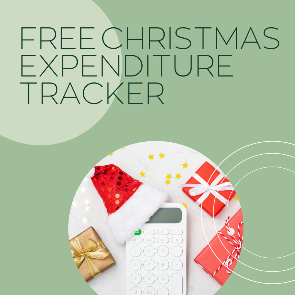 Free 2023 Christmas expenditure tracker